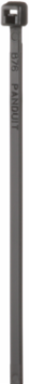 Cable Tie, Black, UV PA6.6, 3.9"L (99 mm), 18lb, PK100