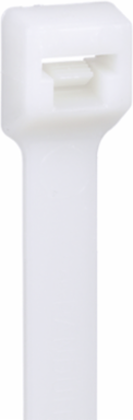 Cable Tie, Natural, PA6.6, 3.9"L (99 mm), 18lb, PK1000