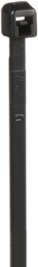 Cable Tie, Black, UV PA6.6, 3.9"L (99 mm), 18lb, PK1000