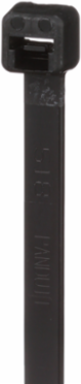 Cable Tie, Black, UV PA6.6, 7.4"L (188 mm), 50lb, PK100