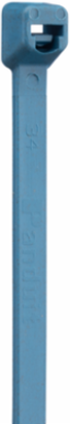 Cable Tie, Blue, Antimicrbl Met Det, 7.3"L (186 mm) 50lb, PK100