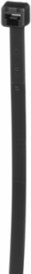 Cable Tie, Black, UV PA6.6, 11.5"L (292 mm), 50lb, PK100