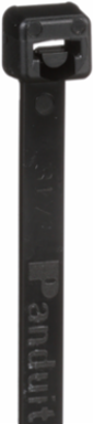 Cable Tie, Black, UV PA6.6, 14.5"L (368 mm), 50lb, PK100