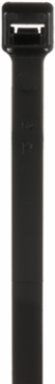 Cable Tie, Black, UV PA6.6, 21.9"L (556 mm),120lb, PK100