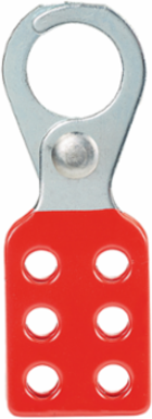 PSL-1.5 Hasps, Zinc Plated Steel, Red, 5.17"x1.5", PK12