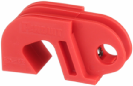 PSL-CB Circuit Breaker Lockout, Nylon, Red, 2.05"x0.75", PK1