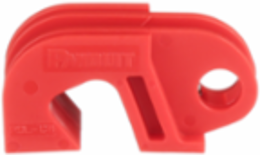 PSL-CB Circuit Breaker Lockout, Nylon, Red, 2.05"x0.75", PK1