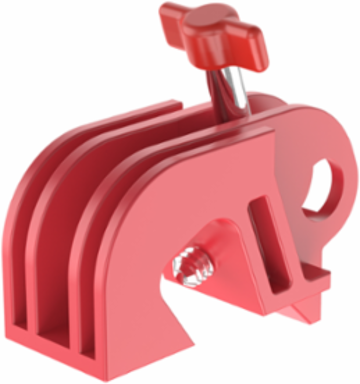 PSL-CBILNT Circuit Breaker Lockout I-Line no tool, Nylon, Red, 2.05"x0.75", PK1
