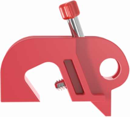 PSL-CBILNT Circuit Breaker Lockout I-Line no tool, Nylon, Red, 2.05"x0.75", PK1