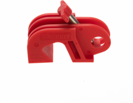 PSL-CBNT Circuit Breaker Lockout no tool, Nylon, Red, 2.05"x0.75", PK1