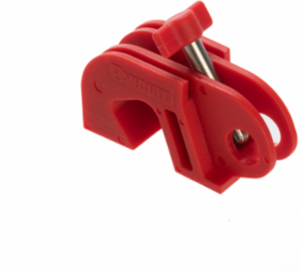 PSL-CBNT Circuit Breaker Lockout no tool, Nylon, Red, 2.05"x0.75", PK1