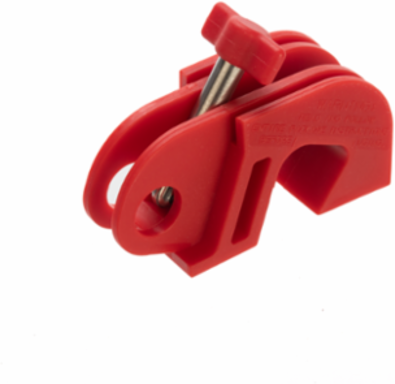 PSL-CBNT Circuit Breaker Lockout no tool, Nylon, Red, 2.05"x0.75", PK1