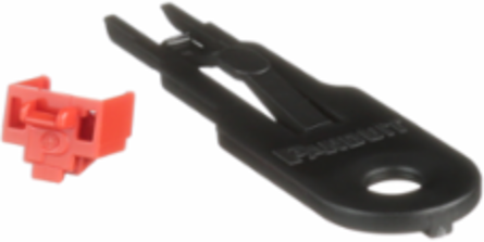 RJ45 Jack Module Block-Out Device, Red
