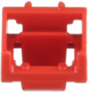 RJ45 Jack Module Block-Out Device, Red