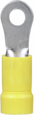 Pan-Term® PV10-6R-L Ring Terminal, Vinyl Insulated-Funnel Entry