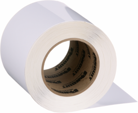 Turn-Tell® R100X225V1T Turn-Tell, Vinyl, White, 2500 Lbls, TT, 2.25"x1", 0.75"
