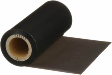 RMEH4BL Thermal Transfer Ribbon, Wax/Resin, Black, 4.25", PK1
