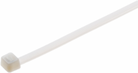 StrongHold™ S4-18-M Cable Tie, Natural, PA 6.6, 18lb Min Loop Tensile, 3.94"