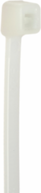 StrongHold™ S4-18-M Cable Tie, Natural, PA 6.6, 18lb Min Loop Tensile, 3.94"
