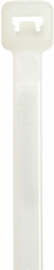 StrongHold™ S4-18-M Cable Tie, Natural, PA 6.6, 18lb Min Loop Tensile, 3.94"