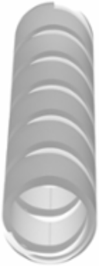 T50F-C Spiral Wrap, Natural, PE, 0.375" Min Dia., 100' Roll, PK1