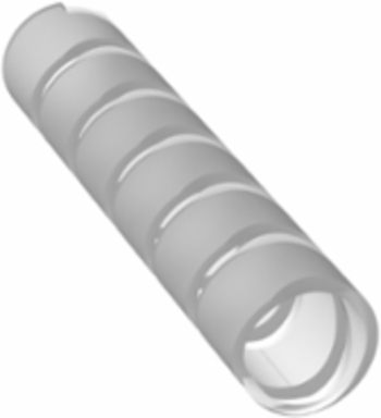 T50T-Q Spiral Wrap, Natural, UV TFE, 0.375" Min Dia., PK1