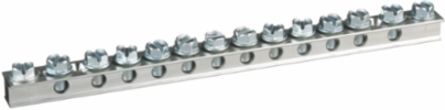 StructuredGround™ UGB2/0-414-12 Universal Grd Bar, Silver, Copper, Tin-Plated