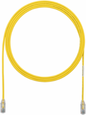 Cat 6 28 AWG UTP Copper Patch Cord, 4 ft, Yellow