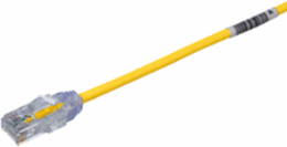 Cat 6 28 AWG UTP Copper Patch Cord, 4 ft, Yellow