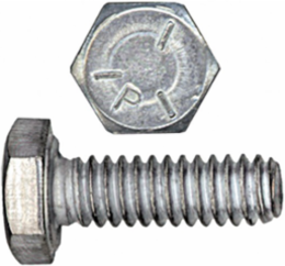 1/2 Inch x 1 Inch Hex Bolt - Zinc Plated - Grade 5 - UNC - Carbon Steel - Pack of 50
