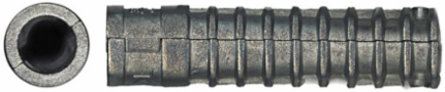 1/2 Inch x 3 Inch Lag-Shield Anchor with 3/4 Inch Drill Hole Size, Zinc Alloy, Pack of 25