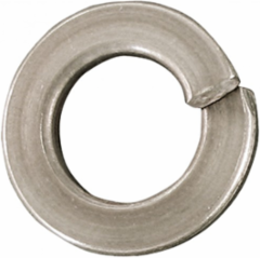 3/8 Inch Zinc Plated High Carbon Steel Spring Lock Washers, Pack of 100