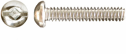 10-32 x 3/4 Inch Round Head Square/Slot Drive Machine Screw, Zinc Plated, Carbon Steel, 100 Pieces