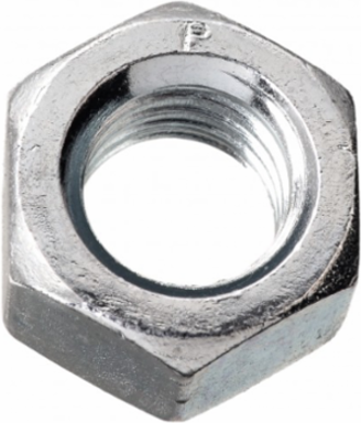 6-32 Hex Machine Screw Nut, Zinc Plated, Standard, Carbon Steel, Pack of 100