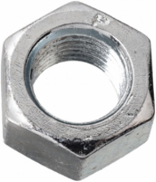 10-32 Hex Machine Screw Nut, Zinc Plated, Carbon Steel, Pack of 100