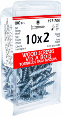 10X2 FLAT HEAD WOOD SCREW