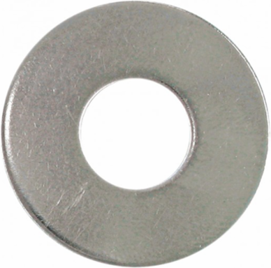 Flat Washer 1/4 Inch 18.8 Stainless Steel, Outside Diameter 5/8 Inch, Thickness 3/64 Inch
