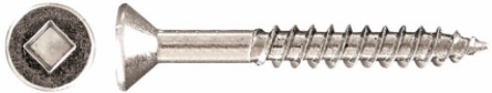 10-13 x 1 Inch Flat Head Socket Wood Screw, Zinc Plated, Carbon Steel, Packaged, 900 Pieces