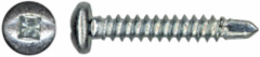 8 x 1-1/2 Inch Pan Head Socket Self Drilling Screw, Zinc Plated, Carbon Steel, Pack of 500