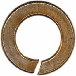 1/2 Inch Silicon Bronze Spring Lock Washers, 0.125 Inch Thickness, 100 Pieces