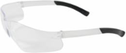 Rimless Safety Glasses with Clear Temple, Clear Lens and Anti-Scratch / Anti-Fog Coating, Clear, OS