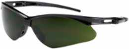 Semi-Rimless Safety Glasses with Black Frame, IR Filter Shade 5.0 Lens and Anti-Scratch Coating, Black, OS