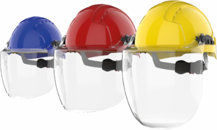 C4-MAX Industrial Visor - Anti-Scratch / Anti-Fog, Clear, OS