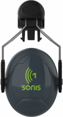 Cap Mounted Passive Ear Muff - NRR 22, Dark Gray, OS