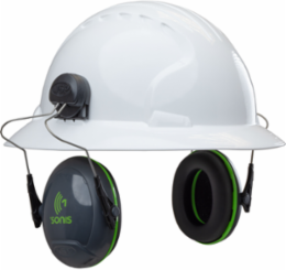 Full Brim Mounted Passive Ear Muff - NRR 22, Dark Gray, OS