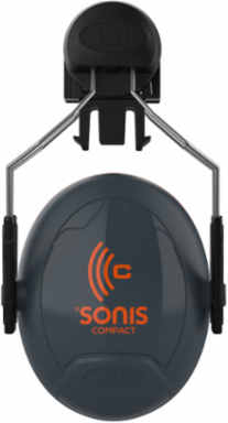 Cap Mounted Passive Ear Muff - NRR 25, Dark Gray, OS