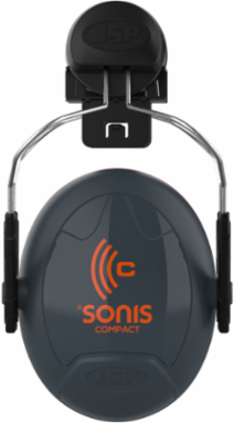 Full Brim Mounted Passive Ear Muff - NRR 24, Dark Gray, OS