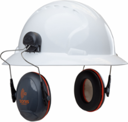 Full Brim Mounted Passive Ear Muff - NRR 24, Dark Gray, OS