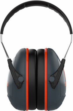 Passive Ear Muff with Adjustable Headband - NRR 25, Dark Gray, OS