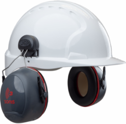 Cap Mounted Passive Ear Muff - NRR 29, Dark Gray, OS